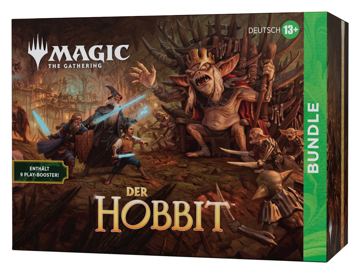 Magic: The Gathering – Commander Paket | Bundle + Szenenboxen +6 Booster + 100 Cortex Sleeves (Englisch)
