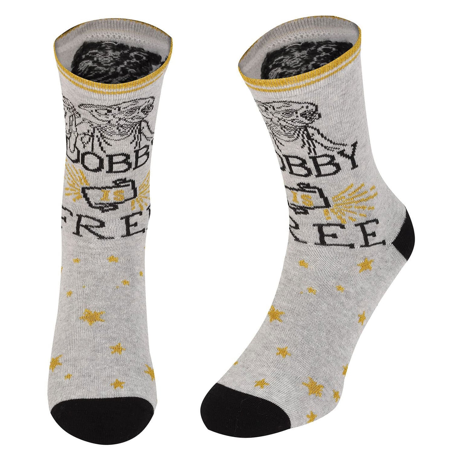 Harry Potter Socken – „Dobby Is Free“ (Größe S–M)