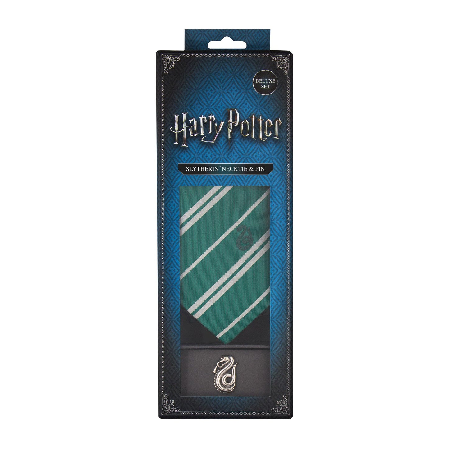 Harry Potter Krawatte & Ansteck-Pin Deluxe Box – Slytherin