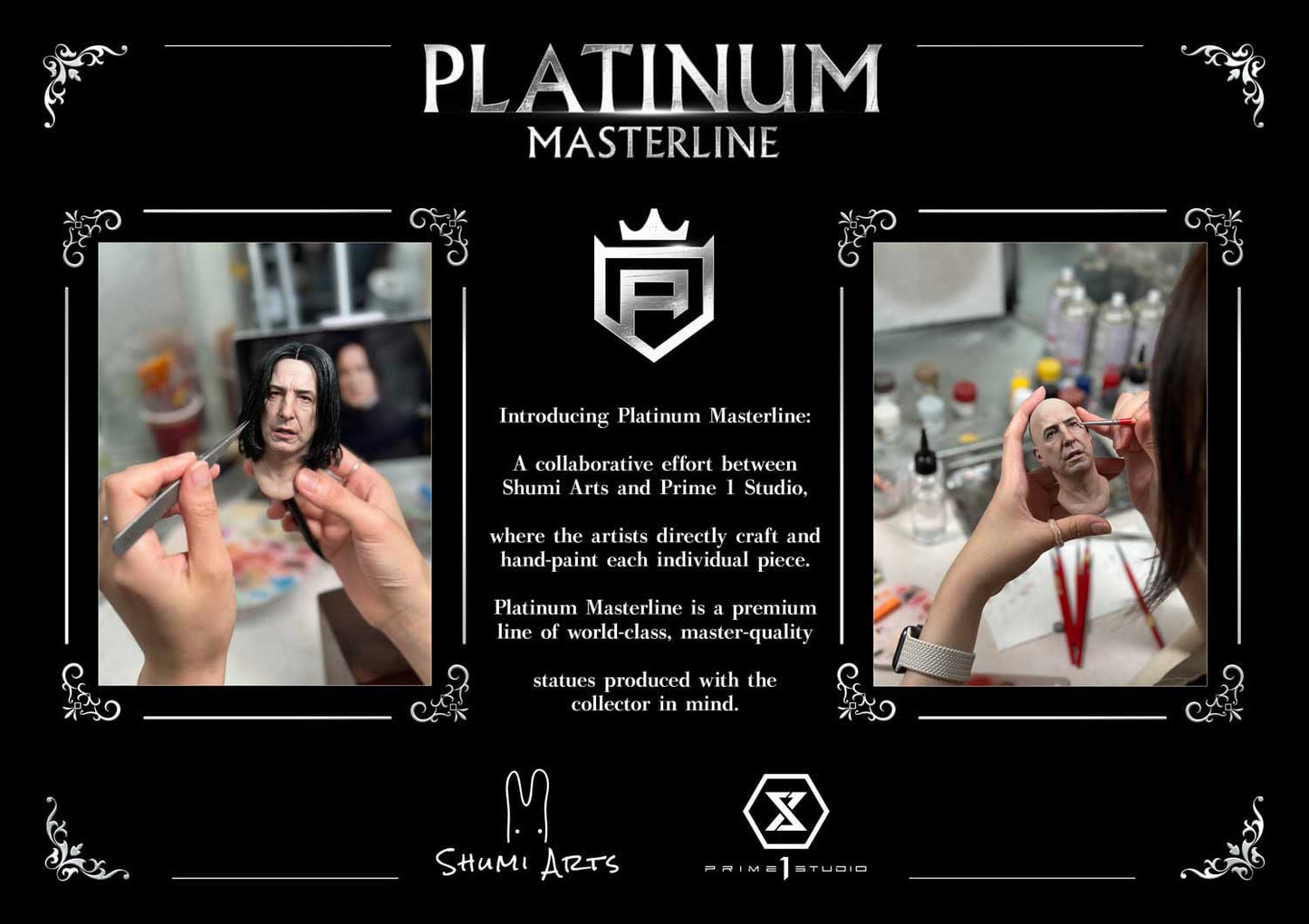 Harry Potter Platinum Masterline Statue 1/3 – Severus Snape (55 cm) | Limitiert auf 150 Stück