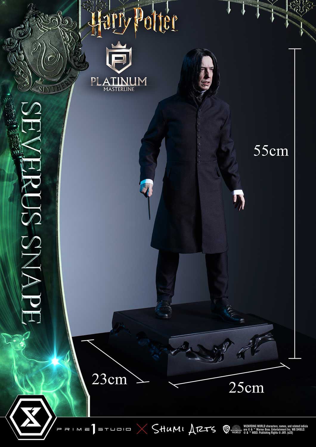 Harry Potter Platinum Masterline Statue 1/3 – Severus Snape (55 cm) | Limitiert auf 150 Stück