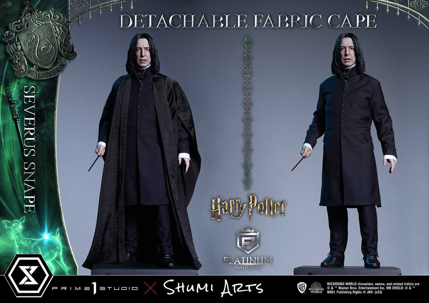 Harry Potter Platinum Masterline Statue 1/3 – Severus Snape (55 cm) | Limitiert auf 150 Stück