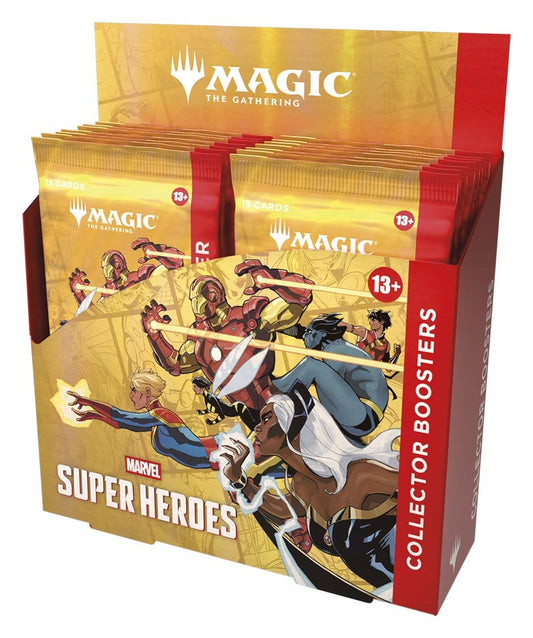 Magic: The Gathering – Marvel Super Heroes Sammler-Booster Display (12) Deutsch