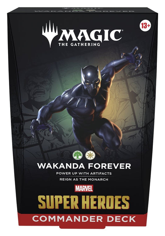 Magic: The Gathering – Marvel Super Heroes Commander Deck - Wakanda Forever Englisch