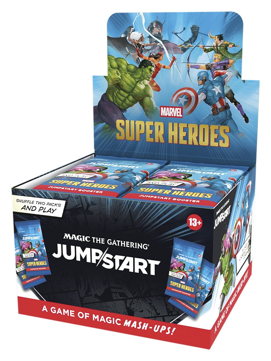 Magic: The Gathering – Marvel Super Heroes Jumpstart Booster Display (24) Deutsch