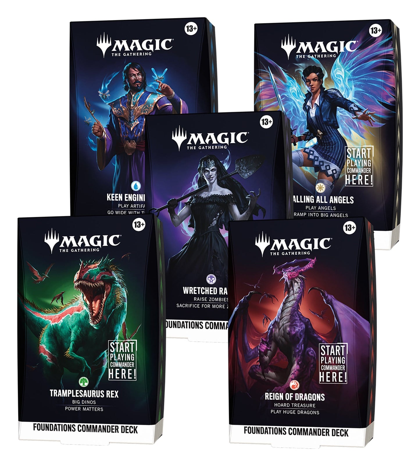 Magic: The Gathering – Grundstein Commander-Decks (5) Englisch
