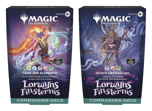 Magic the Gathering Lorwyns Finsternis Commander Deck Display Deutsch