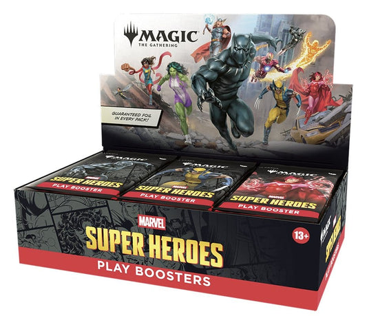 Magic: The Gathering – Marvel Super Heroes Play-Booster Display (30) Englisch