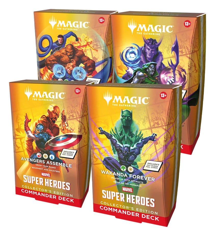 Magic: The Gathering – Marvel Super Heroes Collector’s Edition Commander Decks (4) Englisch