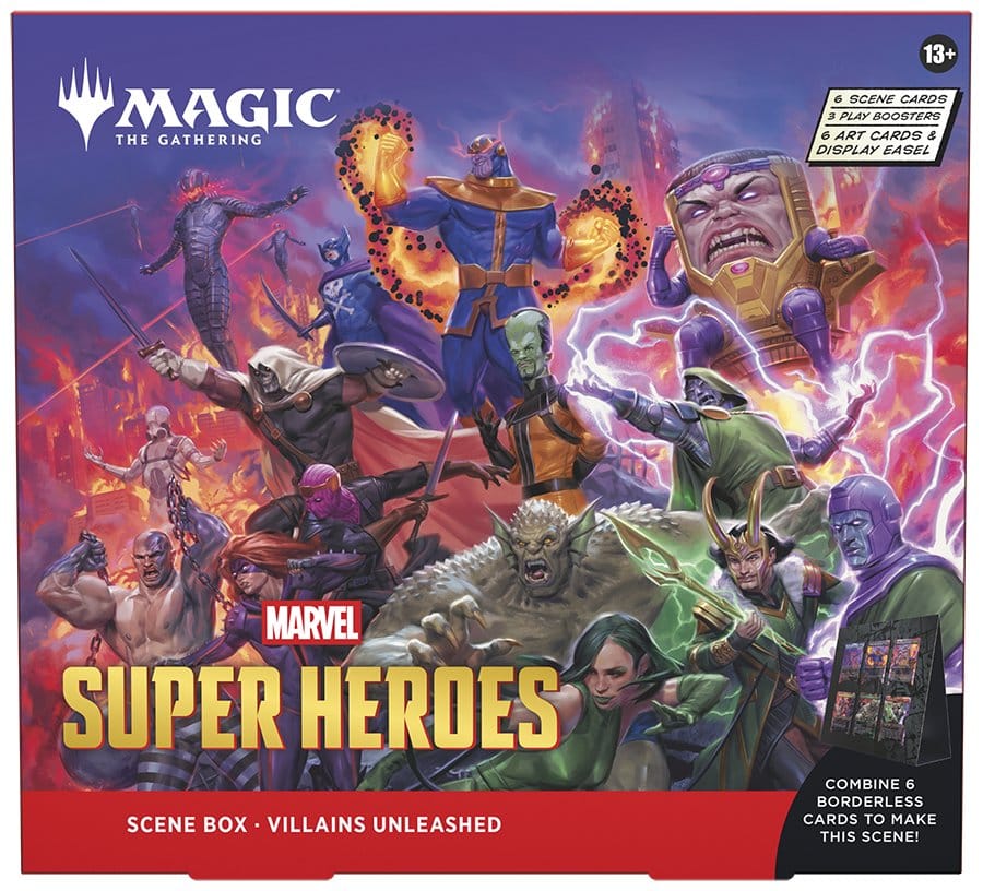 Magic: The Gathering – Marvel Super Heroes Szenenboxen Display (2) Englisch